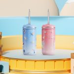 Kids’ Water Flosser for Ages 6+ Standard Nozzle, Orthodontic Nozzle 4 Flossing Modes