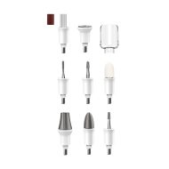 專業美甲修腳套件電動指甲銼套裝無線電動指甲鑽孔機9