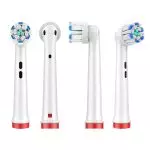 4 件裝庫存口腔電動牙刷替換刷頭 EB-60X